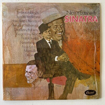 Frank Sinatra Nice & Easy with Sinatra Vinyl LP 12 inch record VG +