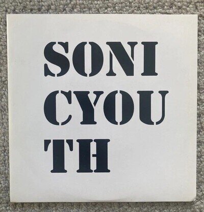 Sonic Youth - eyeliner / helen lundeberg 7" vinyl w/lyric sheet 7" vinyl single