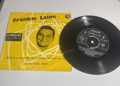 FRANKIE LAINE-FRANKIE LAINE with PAUL WESTON-7"VINYL 45-4 TRACK EP--P/S-VG+
