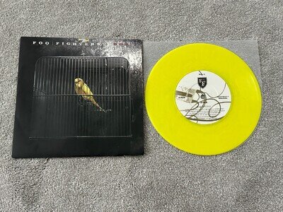 FOO FIGHTERS -D.O.A. / EX+ YELLOW VINYL 7" SINGLE ULTRASONIC CLEANED PLAYS GREAT