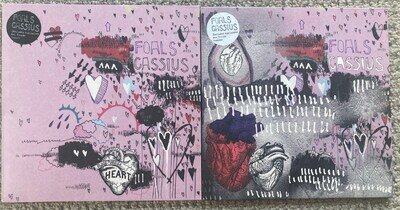 Foals Cassius 2 x 7" clear vinyl singles