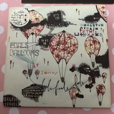 FOALS - BALLOONS 7" VINYL SINGLE 2007 TRANGRESSIVE TRANS065 *VG+/VG+*