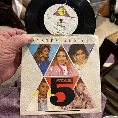 FIVE STAR - System Addict 7” Vinyl Record VG+