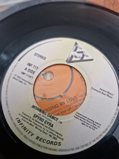 SPYRO GYRA - MORNING DANCE 7" vinyl single 45 rpm ebay uk free P&P
