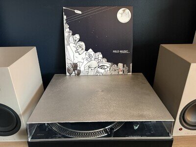Field Music Flat White Moon Germany 2021 Ltd Signed Yellow Vinyl LP NM/NM