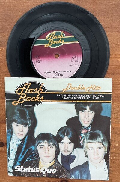STATUS QUO - PICTURES OF MATCHSTICK MEN / DOWN THE DUSTPIPE - PYE REISSUE