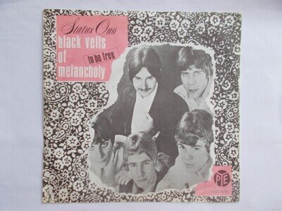 EX DUTCH (PS) PYE 45/EP- STATUS QUO- "BLACK VEILS OF MELANCHOLY" /"TO BE FREE"