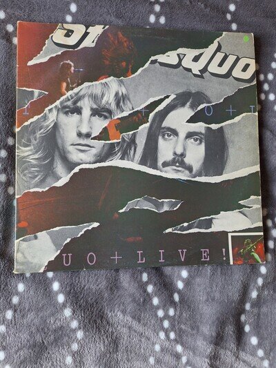 Vinyl Record - Status Quo - Quo + Live! Double Album from 1977