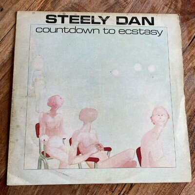 STEELY DAN - COUNTDOWN TO ECSTASY EX-/VG+ VINYL LP / FIRST / 1 track light pops