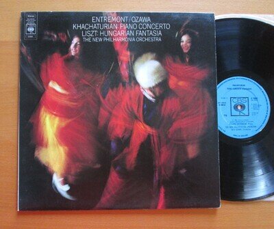 CBS 72981 Khachaturian Piano Concerto Liszt Fantasia Entremont Ozawa EXCELLENT