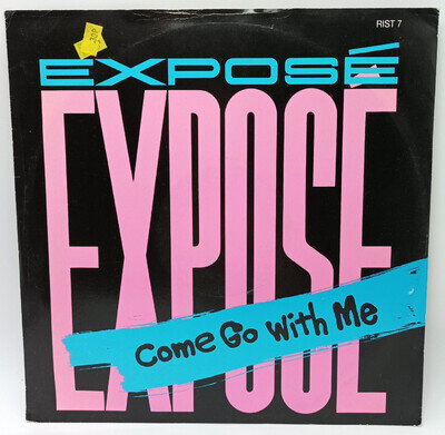Expose Come Go With Me Record 12" Single Vinyl 1987 Electronic Freestyle