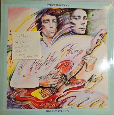 Steve Hackett Highly Strung Vinyl Record VG+/VG 811209 1983