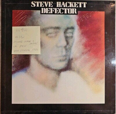 Steve Hackett Defector Vinyl Record VG+/VG CDS4018 1980