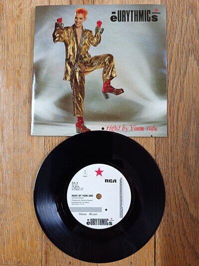 Eurythmics - Right by Your Side - Vinyl Single 45rpm RCA Records DA4