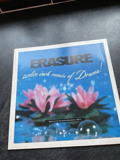 Erasure-Twelve Inch Remix Of Drama. 3 Tracks 12” Vinyl Single. Mute Records. EX.