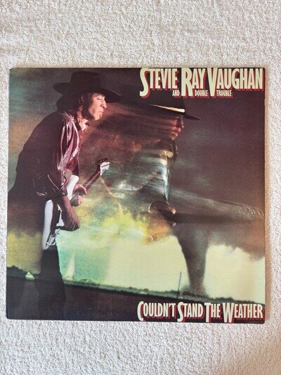Stevie Ray Vaughan Couldn't Stand The Weather vinyl 1984 US Original EX/EX