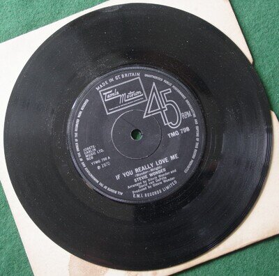 Northern Soul, Tamla Motown 7 45rpm vinyl records - Stevie Wonder