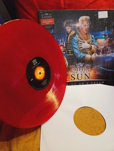 Empire Of The Sun Walking On A Dream Blood Orange Vinyl Record Limited RARE