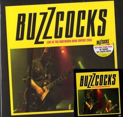 Buzzcocks (2x12" Vinyl LP + DVD) Live At The Shepherds Bush Empire NEW