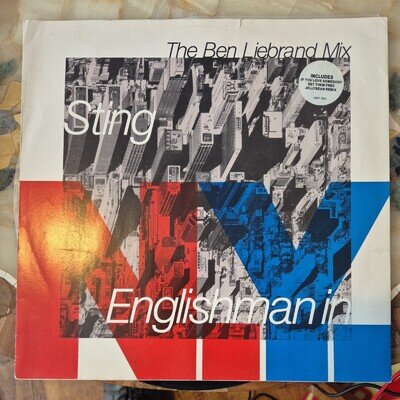 STING Englishman In New York 1990 UK 12" record VG/VG (8550)