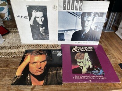Sting Vinyl Lp Collection First Pressings Near Mint