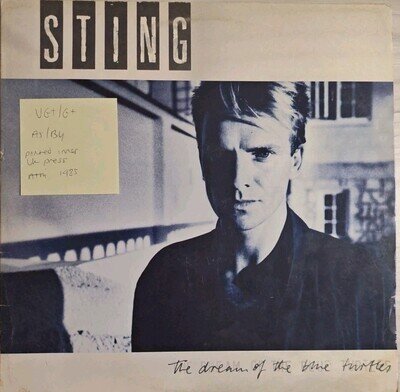 Sting Dream Of The Blue Turtles Vinyl Record VG+/G+ DREAM1 1985