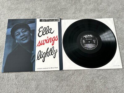 ELLA FITZGERALD - ELLA SWINGS LIGHTLY / NM FRANCE VINYL LP - ULTRASONIC CLEANED!