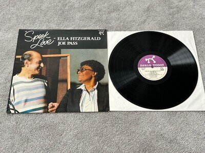 ELLA FITZGERALD / JOE PASS - SPEAK LOVE / NM 12" VINYL LP - ULTRASONIC CLEANED!