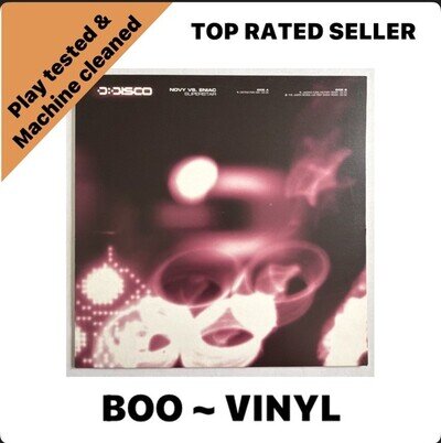 Novy Vs Eniac Superstar 12" Vinyl Record Ibiza Classic House EX / EX