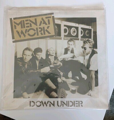 Men At Work - Down Under b/w Crazy 7" Vinyl Single VG
