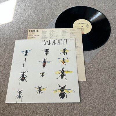 Syd Barrett – Barrett / Second LP Vinyl Record EARLY JAPANESE Pressing 1982