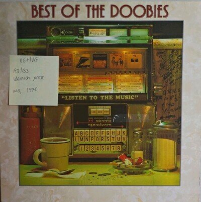 The Doobie Brothers Best Of Vinyl Record VG+/VG WB 56308 1976