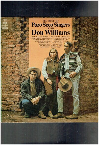 THE BEST OF POZO SECO SINGERS WIT DON WILLIAMS 1977 VINYL ALBUM