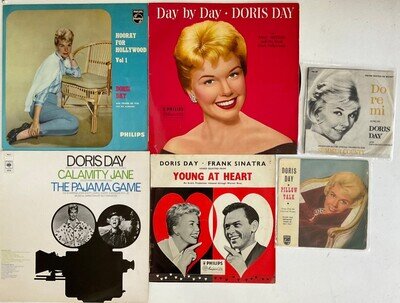 Doris Day 6 x Vinyl Records Bundle Job Lot Collection 12", 10", 7"