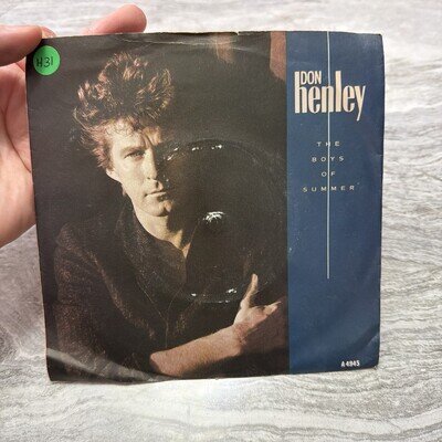 Don Henley The Boys of Summer 1984 Single 7 Inch Vinyl Geffen Records