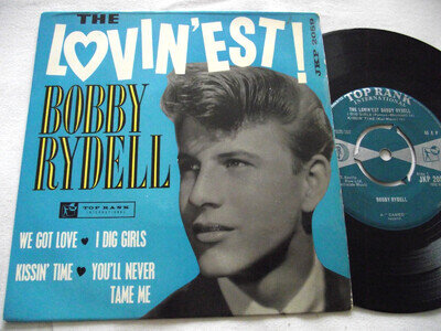 BOBBY RYDELL ~ THE LOVIN'EST BOBBY RYDELL ** 1960 UK TOP RANK 7" EP