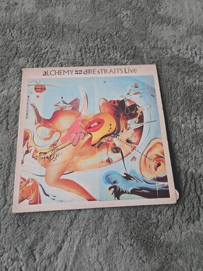 DIRE STRAITS - Alchemy - Dire Straits Live - UK 1st 2-LP (1984) W/Inners EX+/EX