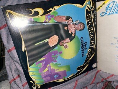 12”DOUBLE ALBUM.. DINAH WASHINGTON SPOTLIGHT ON . 1977. 9286 859. GATEFOLD,