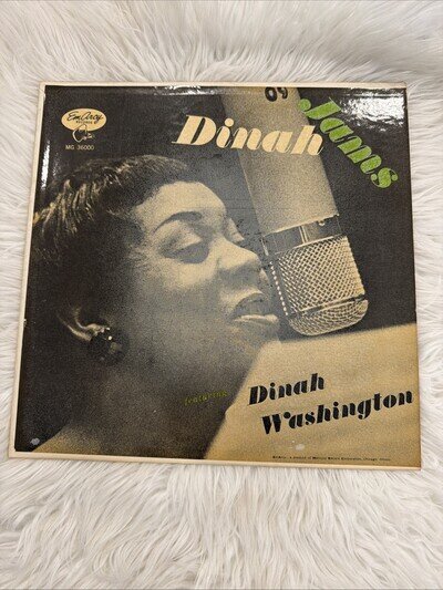 Dinah Washington Dinah Jams Records 12" LP Classic Jazz Vintage