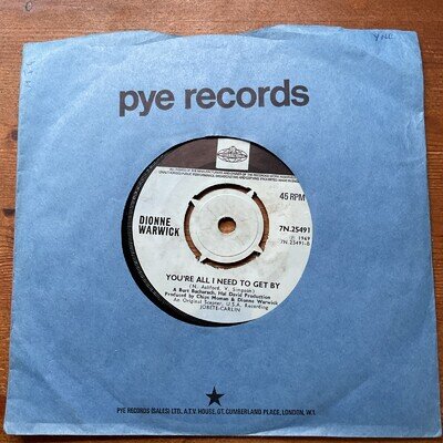 DIONNE WARWICK - YOU’RE ALL I NEED TO GET BY - 1969 PYE