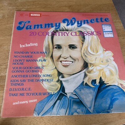 Tammy Wynette, Twenty Country Ciassics 12" Vinyl LP Record