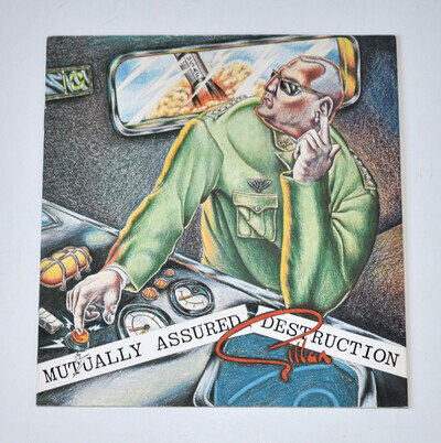 GILLAN Mutually Assured Destruction 1980 7" Vinyl Single booklet cover NR MINT