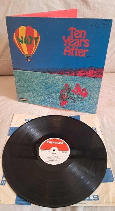 Ten Years After ~ Watt DERAM UK 1st G/F LP SML1078 1970 EX/VG- see all pics