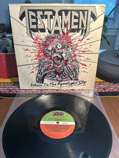 Testament Return To The Apocalyptic City 12" Brazil Heavy Metal Exodus Metallica