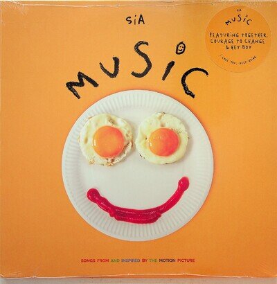 SIA- Music, Soundtrack LP (NEW** 2021 Vinyl) Saved my Life DUA LIPA/David Guetta