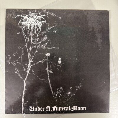 Darkthrone - Under a Funeral Moon 12” Vinyl Record LP VG+ 1993