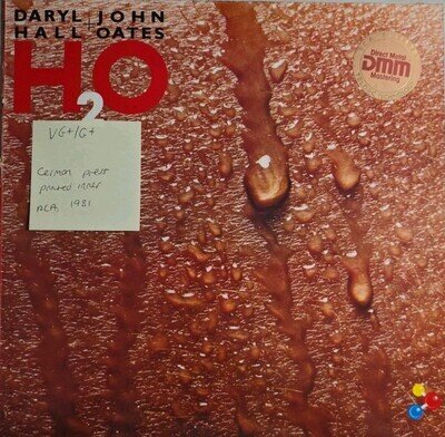 Daryl Hall & John Oates H₂O Vinyl Record VG+/G+ RCALP 6056 1981