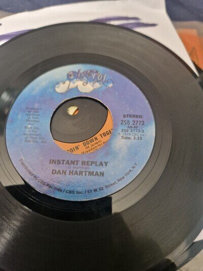 Dan Hartman Instant Replay 7" 1978 Blue sky records goog ebay uk free P&P