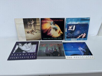 ASSOCIATES 7" SINGLES: 18 CARAT LOVE AFFAIR, WHITE CAR IN GERMANY, BREAKFAST LOT
