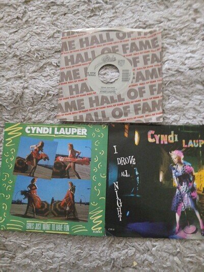 CYNDI LAUPER - GIRLS JUST WANT TO HAVE FUN, TRUE COLORS & I DROVE ALL NIGHT